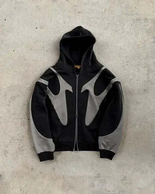 Street Style Printed Hoodie Sweatshirt